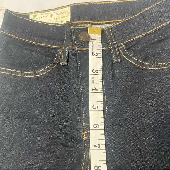 Imogene + Willie “Imogene “ Womens Dark Denim Straight Leg Stretch Jeans- NWT 23 - Picture 6 of 11